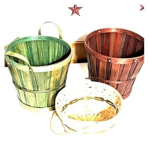Assortment of Wicker Baskets (Lot of 3)
